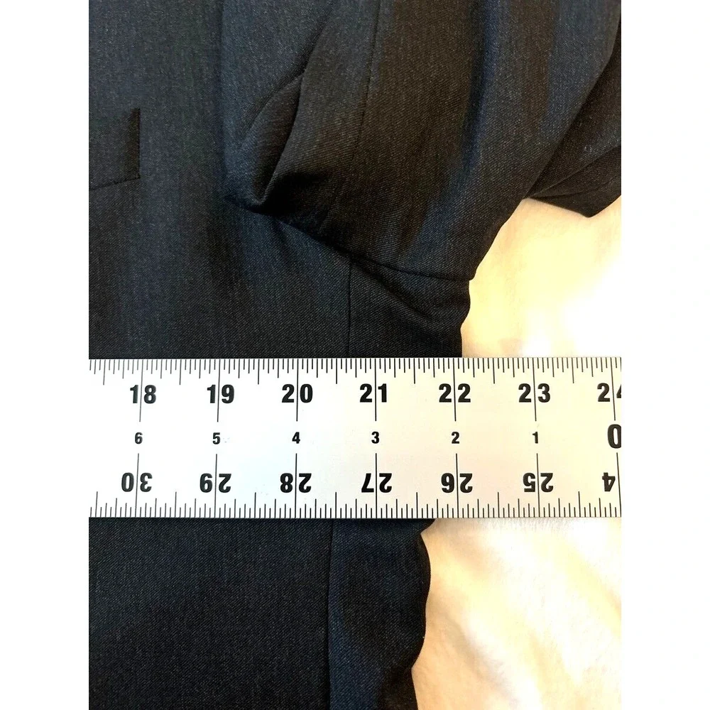 mens charcoal Jos A Bank signature wool blazer jacket‎ sport suit coat 42 L